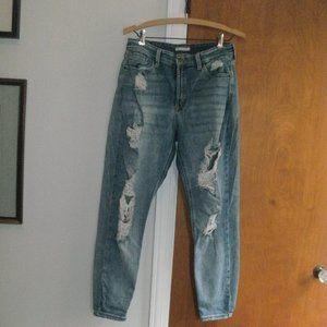 ZILI women’s size 29 Denim Blue Jeans Distressed